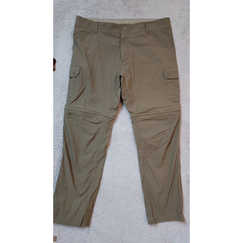 Kuhl Pants Mens 40x32 Renegade Convertible Stealth Cargo Zip Off Green Hiking
